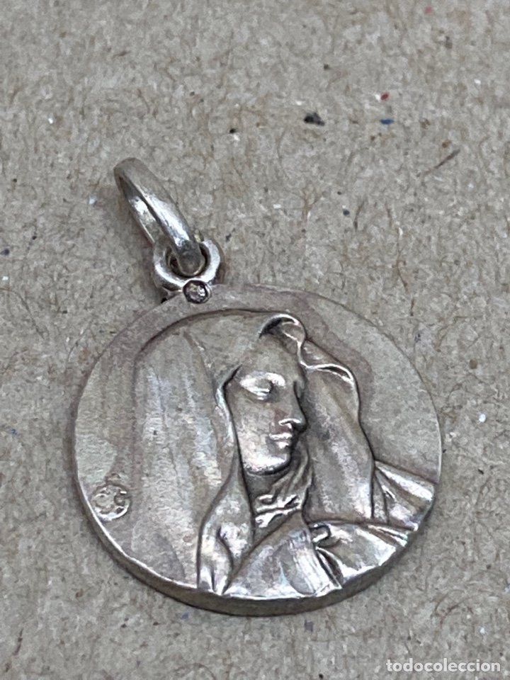 Antig&uuml;edades: Medalla de plata religiosa - Foto 1