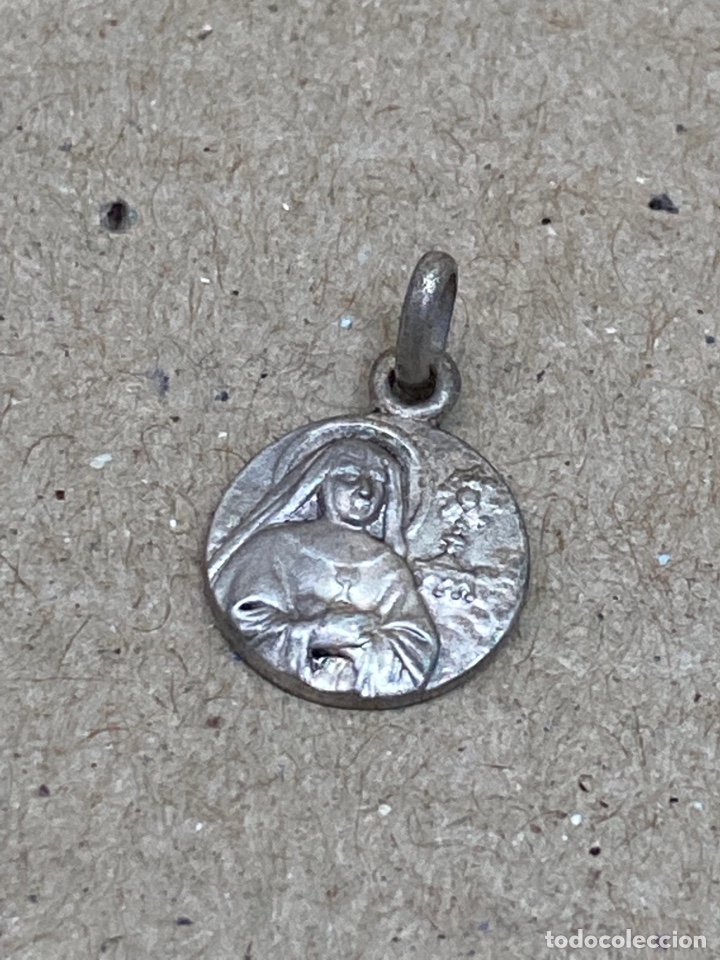 Antig&uuml;edades: Medalla de plata religiosa - Foto 1