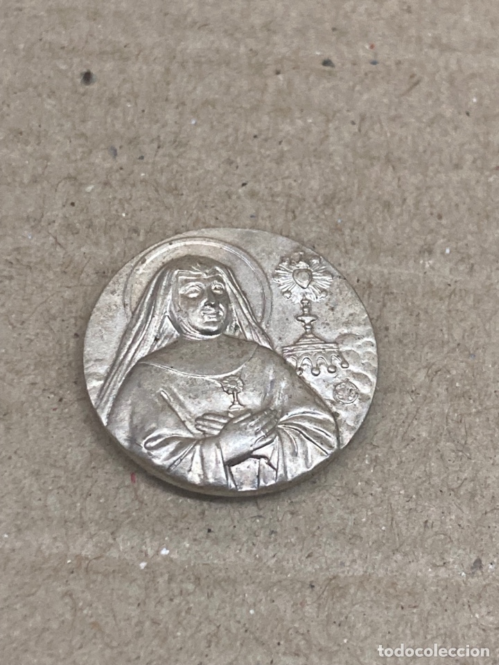 Antig&uuml;edades: Medalla de plata religiosa - Foto 1