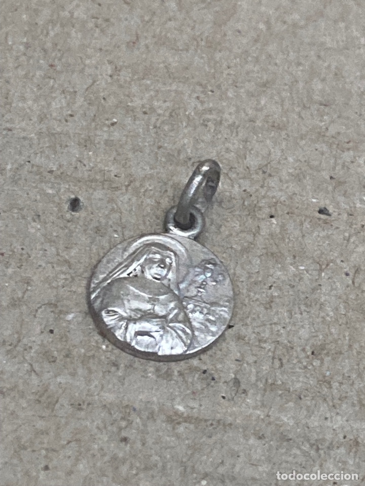 Antig&uuml;edades: Medalla de plata religiosa - Foto 1