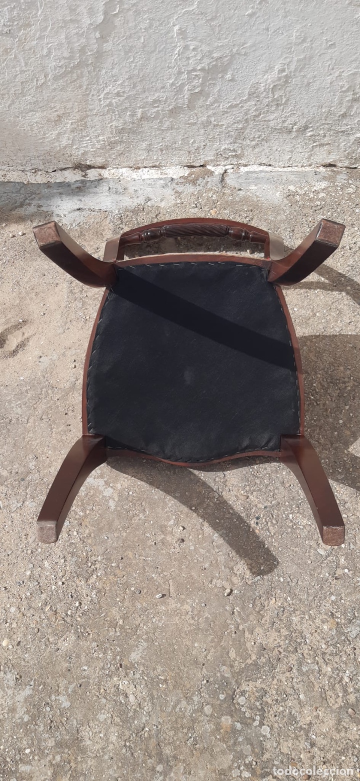 Antig&uuml;edades: MESA COMEDOR Y 6 SILLAS DE CAOBA.- - Foto 9