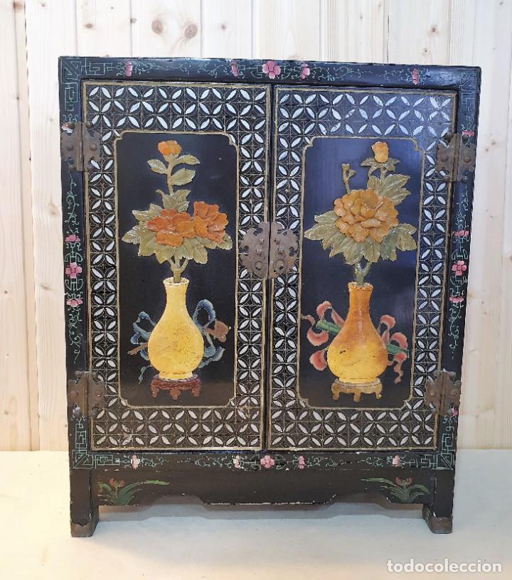 Antig&uuml;edades: MUEBLE AUXILIAR CHINO - Foto 2