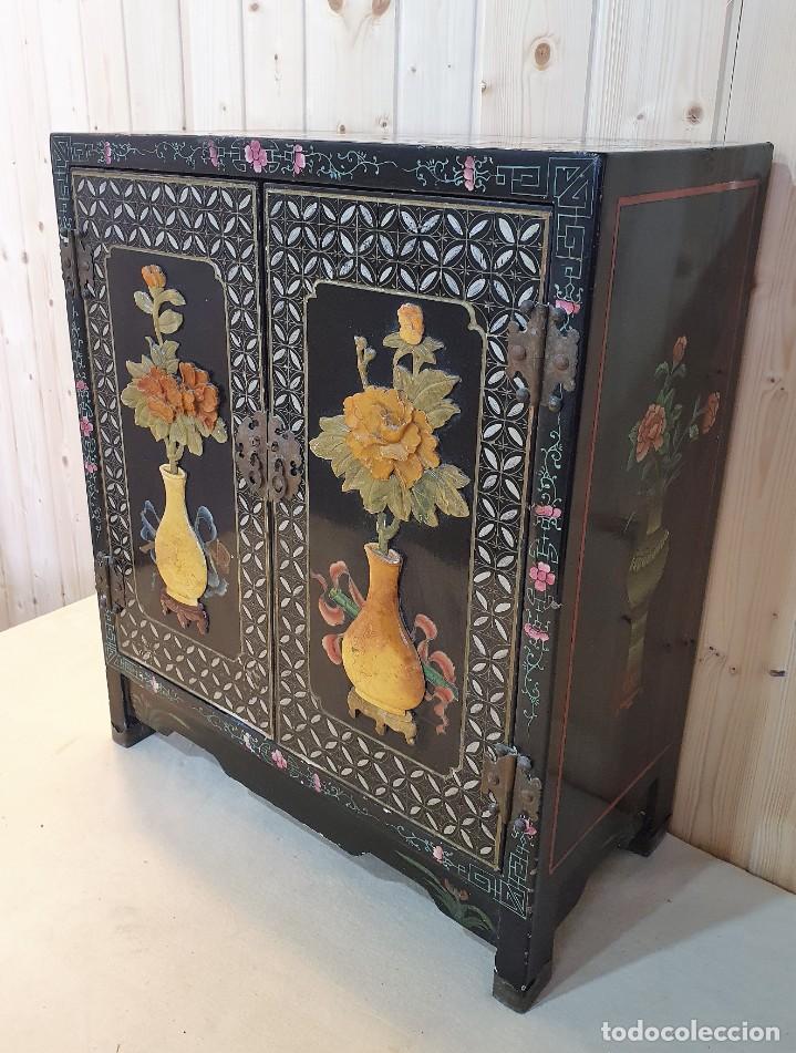Antig&uuml;edades: MUEBLE AUXILIAR CHINO - Foto 4