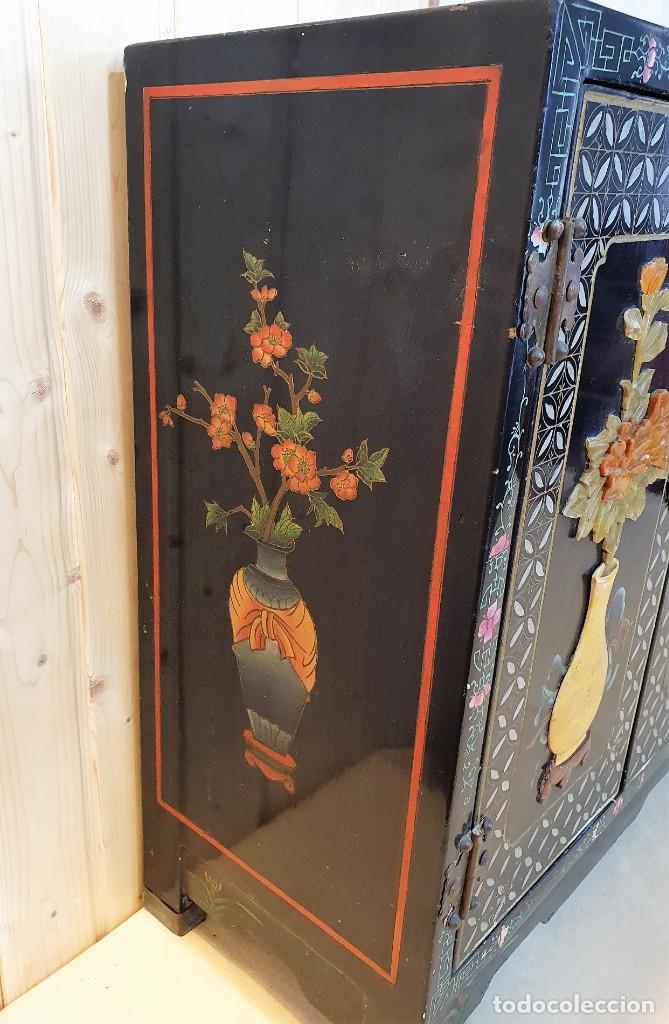 Antig&uuml;edades: MUEBLE AUXILIAR CHINO - Foto 5