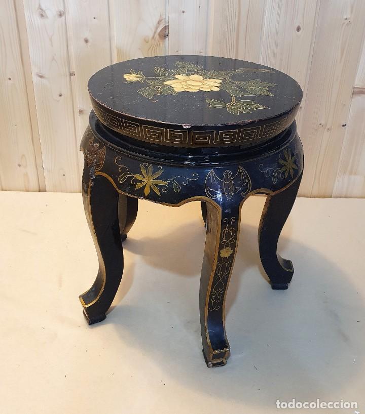 Antig&uuml;edades: MESA AUXILIAR CHINA - Foto 1