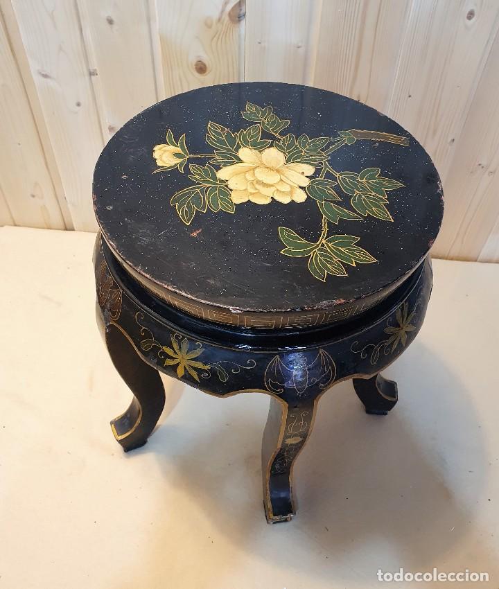 Antig&uuml;edades: MESA AUXILIAR CHINA - Foto 2