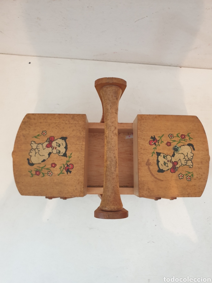 Antig&uuml;edades: COSTURERO MADERA - Foto 7