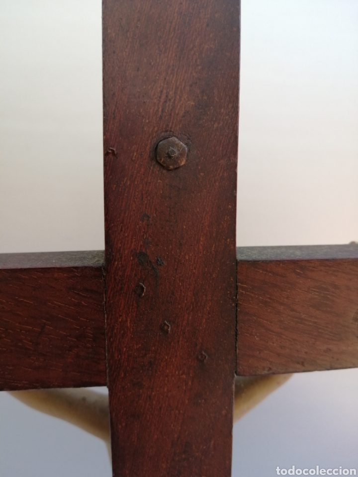 Antig&uuml;edades: Crucifijo de altar. Madera noble - Foto 9