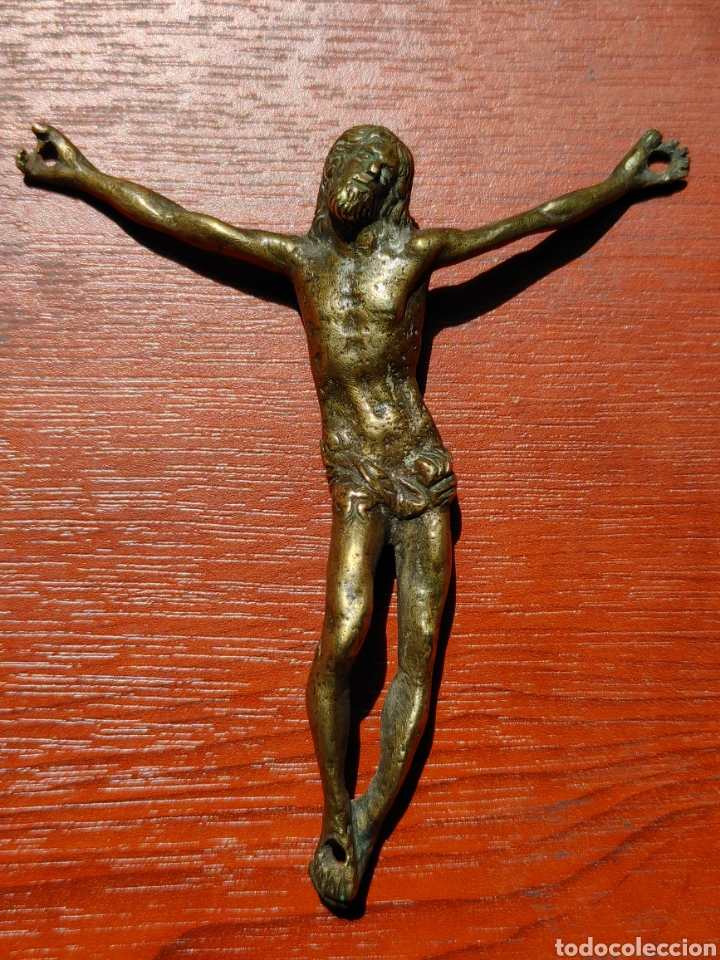 Antig&uuml;edades: Dos Cristos en bronce. - Foto 5
