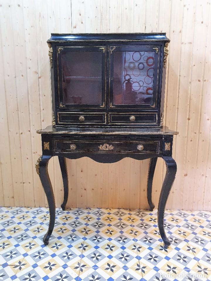 Antig&uuml;edades: ESCRITORIO ESTILO NAPOLEON - Foto 2