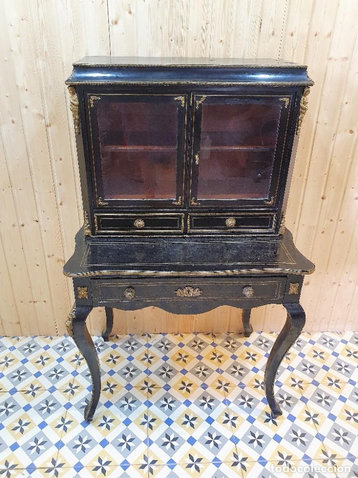 Antig&uuml;edades: ESCRITORIO ESTILO NAPOLEON - Foto 4