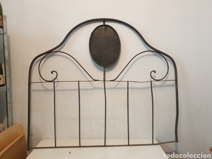 Antig&uuml;edades: CABEZAL DE CAMA DE HIERRO - Foto 4