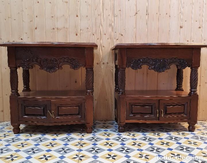 Antig&uuml;edades: DORMITORIO DE NOGAL MACIZO - Foto 7