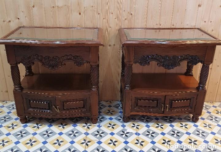 Antig&uuml;edades: DORMITORIO DE NOGAL MACIZO - Foto 8