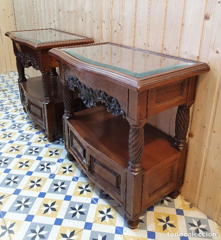 Antig&uuml;edades: DORMITORIO DE NOGAL MACIZO - Foto 10