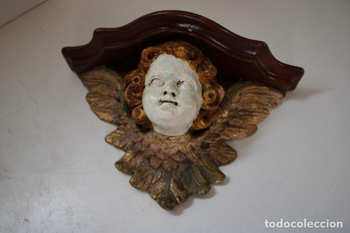 Antig&uuml;edades: mensula angel poliuretano - Foto 3