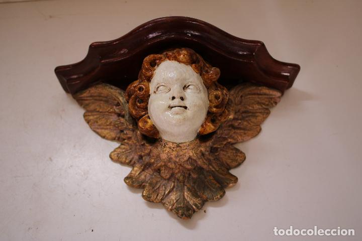 Antig&uuml;edades: mensula angel poliuretano - Foto 1