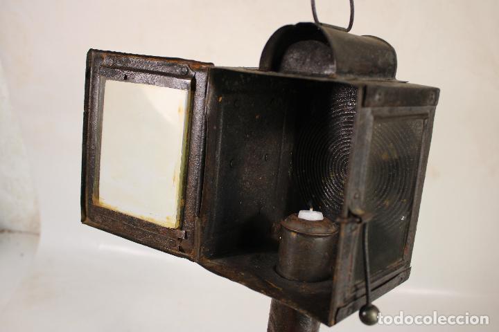 Antig&uuml;edades: antiguo farol de carruaje - Foto 4