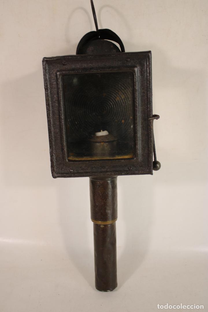 Antig&uuml;edades: antiguo farol de carruaje - Foto 5