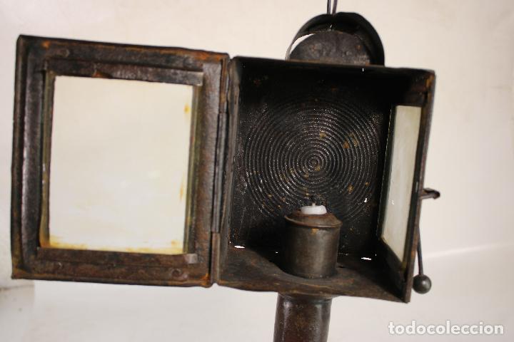 Antig&uuml;edades: antiguo farol de carruaje - Foto 6