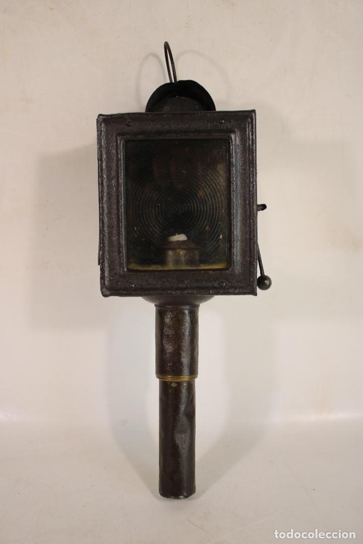 Antig&uuml;edades: antiguo farol de carruaje - Foto 9