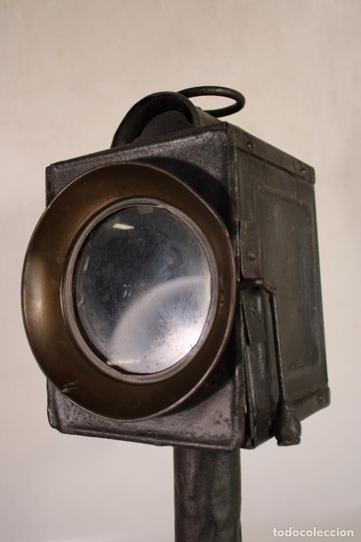 Antig&uuml;edades: antiguo farol de carruaje - Foto 2