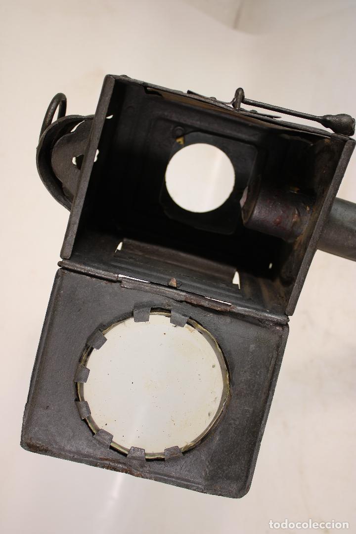 Antig&uuml;edades: antiguo farol de carruaje - Foto 3
