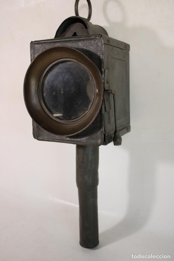 Antig&uuml;edades: antiguo farol de carruaje - Foto 1