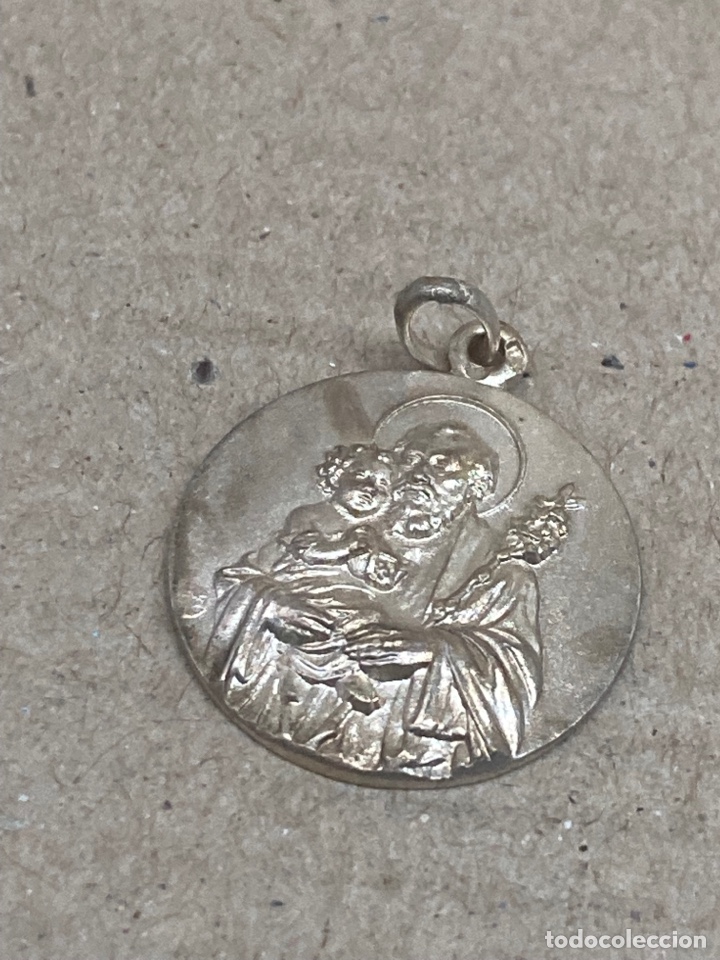 Antig&uuml;edades: Medalla de plata religiosa - Foto 1