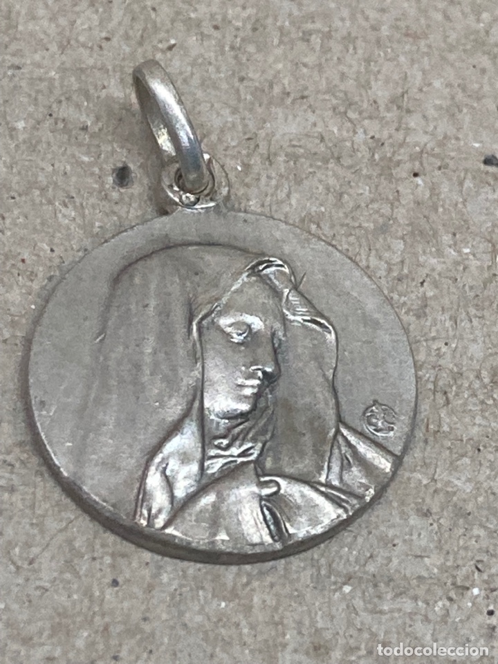 Antig&uuml;edades: Medalla de plata religiosa - Foto 1