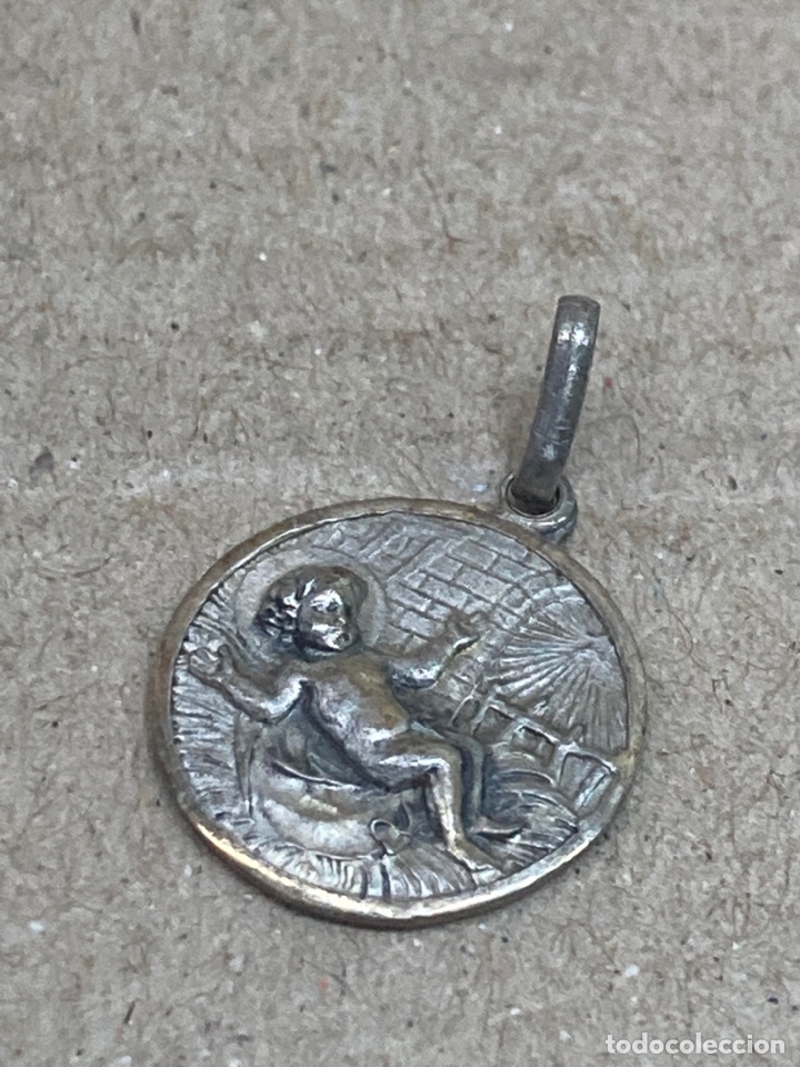 Antig&uuml;edades: Medalla de plata religiosa - Foto 1