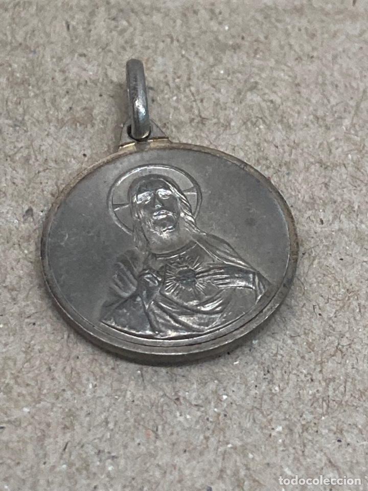 Antig&uuml;edades: Medalla de plata religiosa - Foto 1