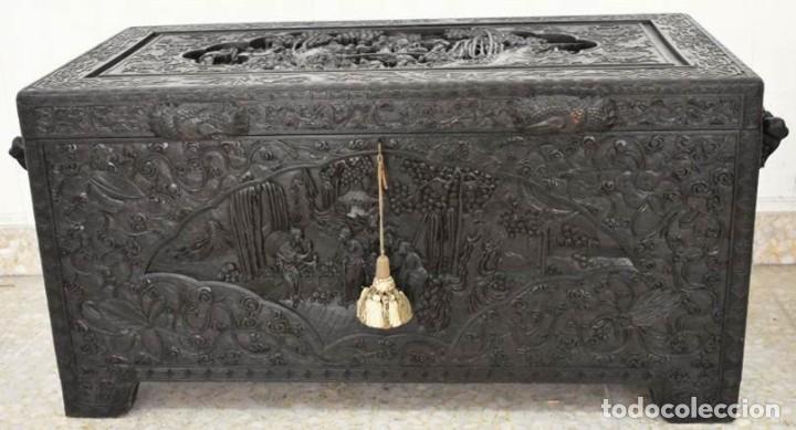 Antig&uuml;edades: BA&Uacute;L ORIENTAL TALLADO - Foto 3