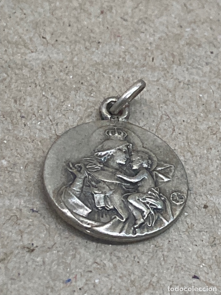 Antig&uuml;edades: Medalla de plata religiosa - Foto 1