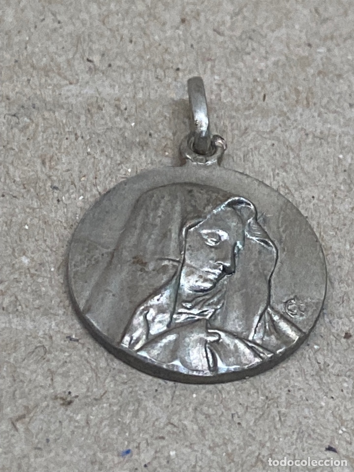 Antig&uuml;edades: Medalla de plata religiosa - Foto 1
