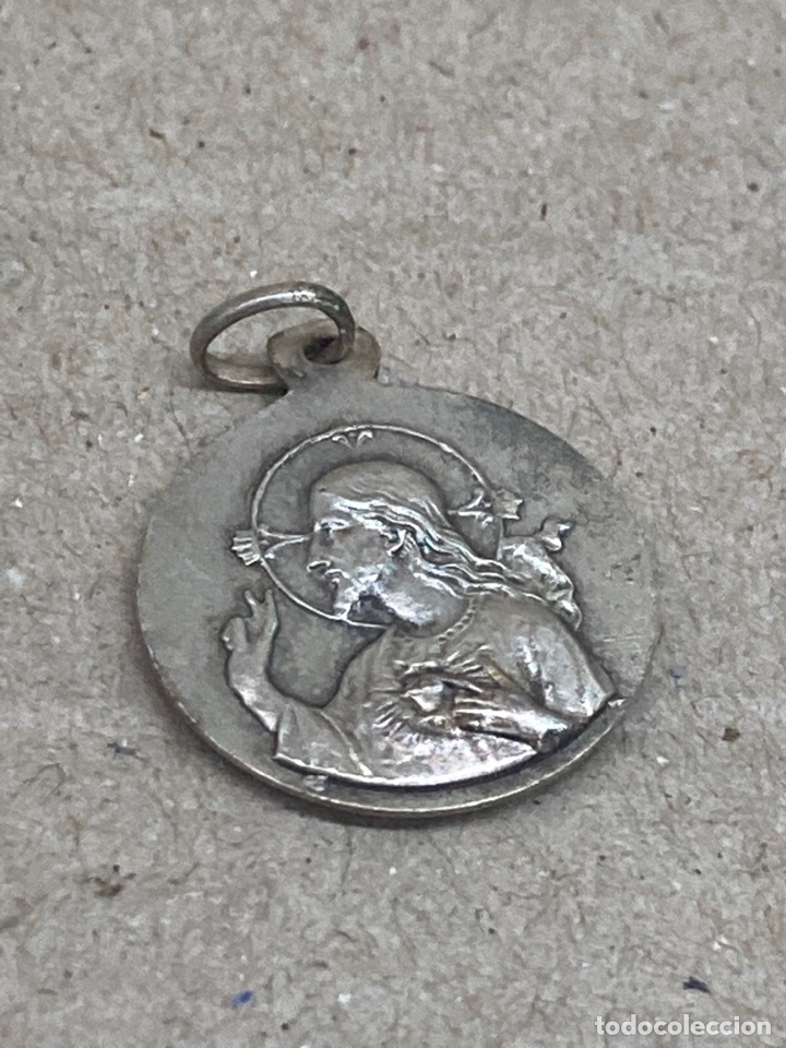 Antig&uuml;edades: Medalla de plata religiosa - Foto 1