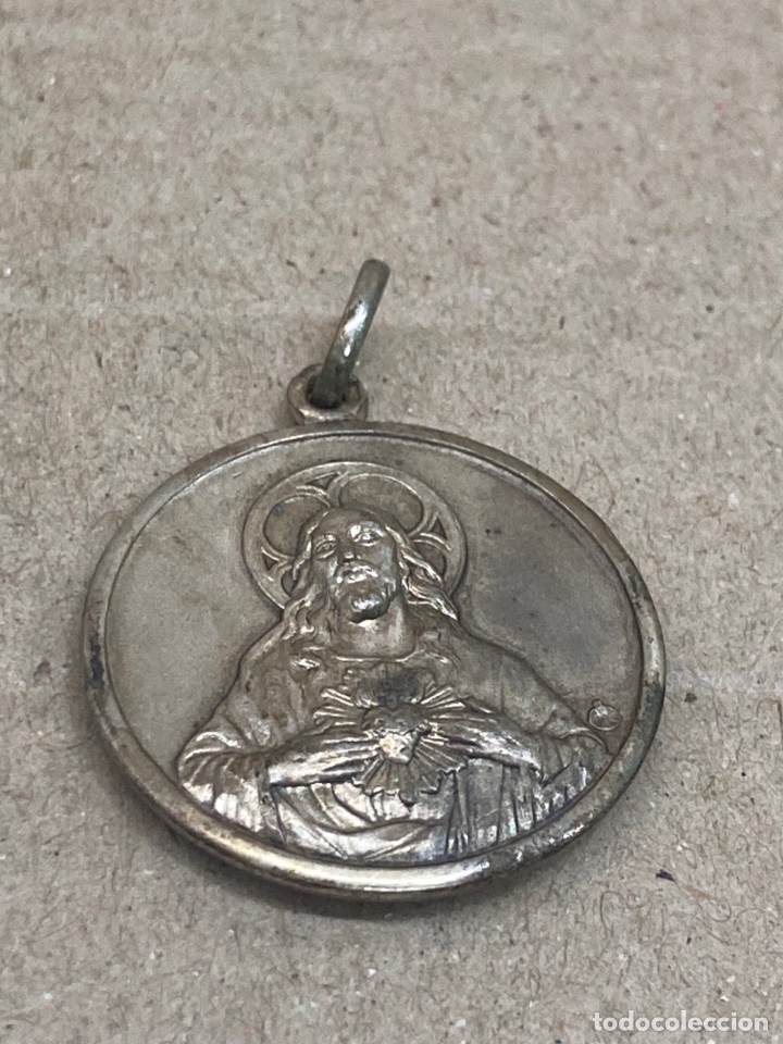 Antig&uuml;edades: Medalla de plata religiosa - Foto 1
