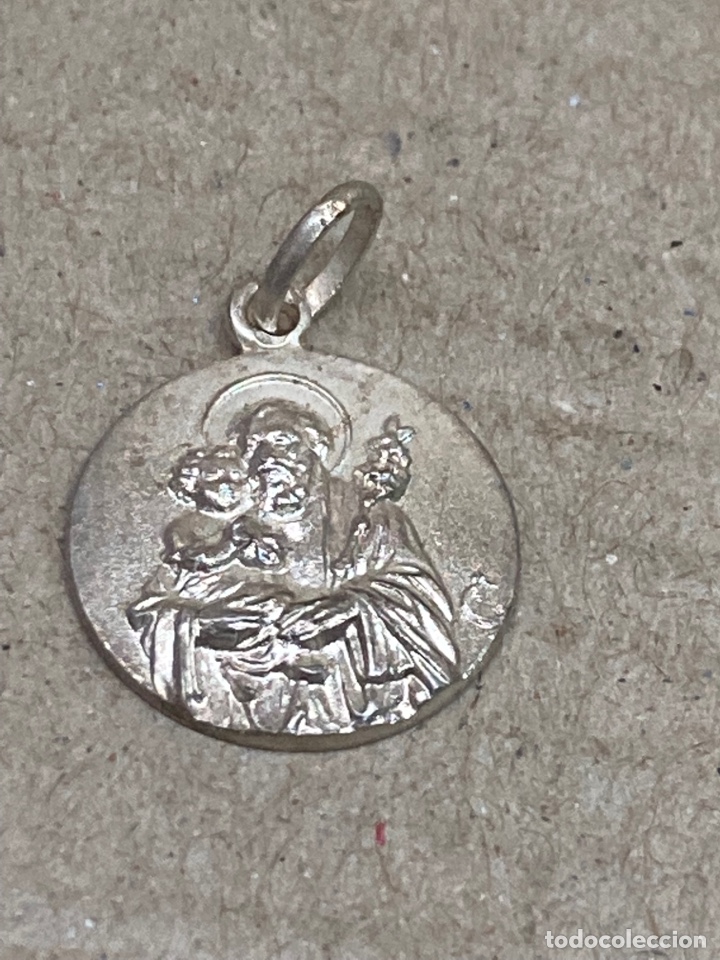 Antig&uuml;edades: Medalla de plata religiosa - Foto 1