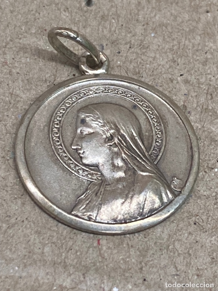 Antig&uuml;edades: Medalla de plata religiosa - Foto 1