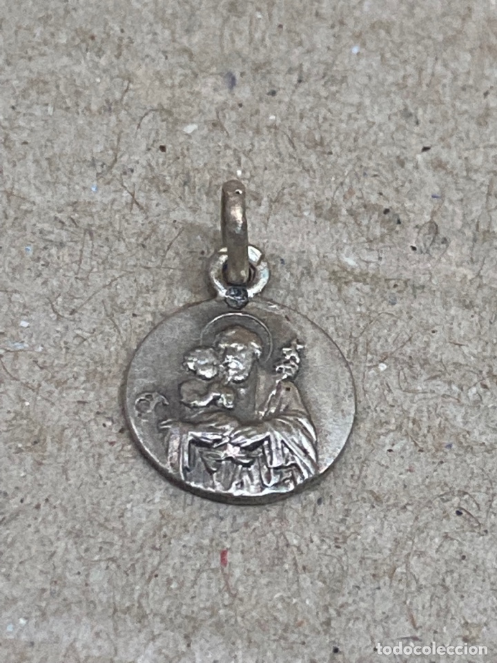 Antig&uuml;edades: Medalla de plata religiosa - Foto 1