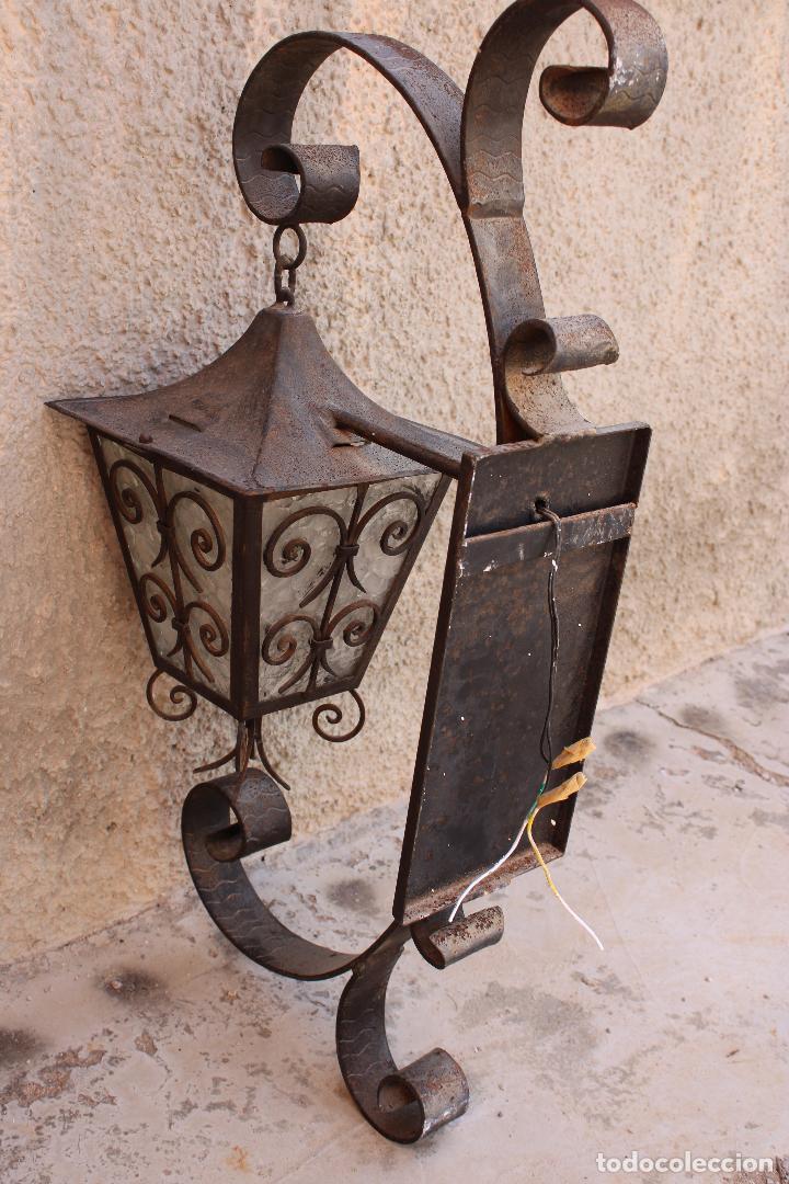 Antig&uuml;edades: aplique en hierro de forja - Foto 2