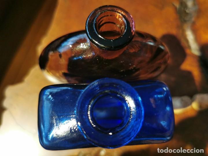 Antig&uuml;edades: DOS BOTELLAS ANTIGUAS DE CRISTAL - Foto 8