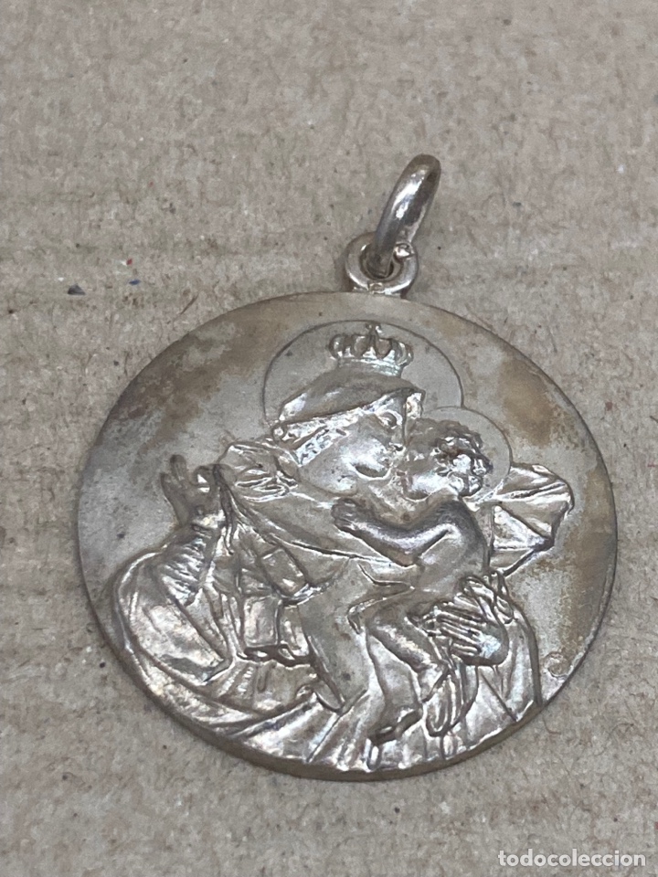 Antig&uuml;edades: Medalla de plata religiosa - Foto 1