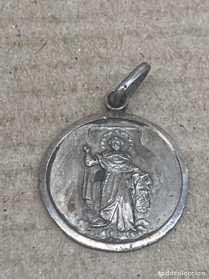 Antig&uuml;edades: Medalla de plata religiosa - Foto 1