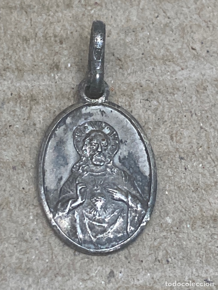 Antig&uuml;edades: Medalla de plata religiosa - Foto 1
