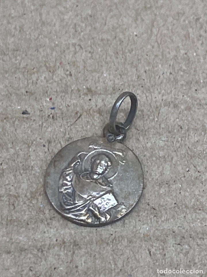Antig&uuml;edades: Medalla de plata religiosa - Foto 1
