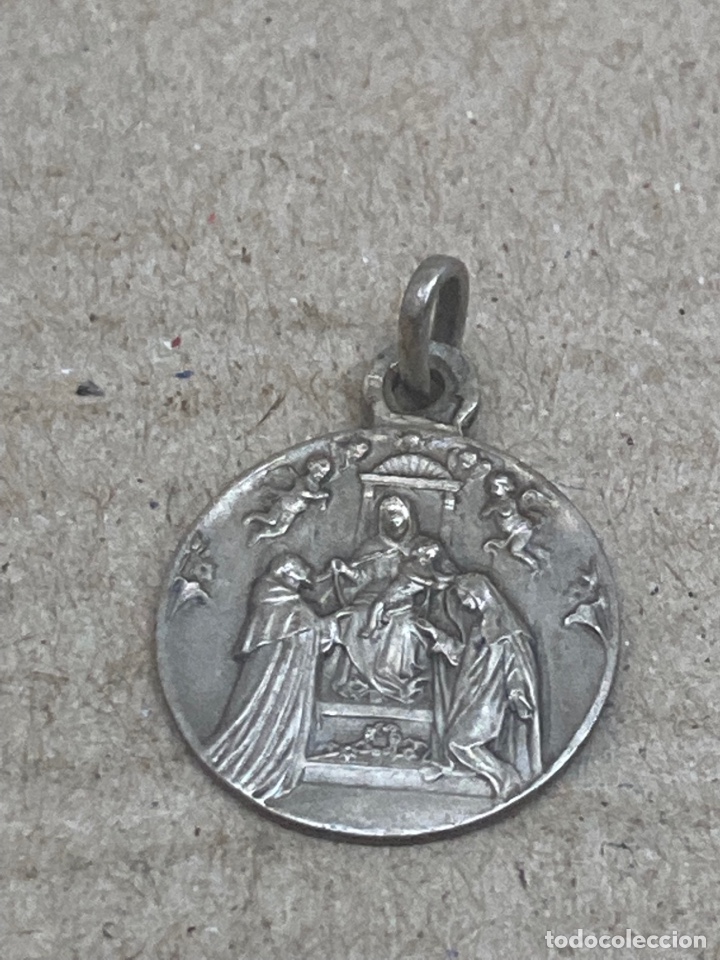 Antig&uuml;edades: Medalla de plata religiosa - Foto 1