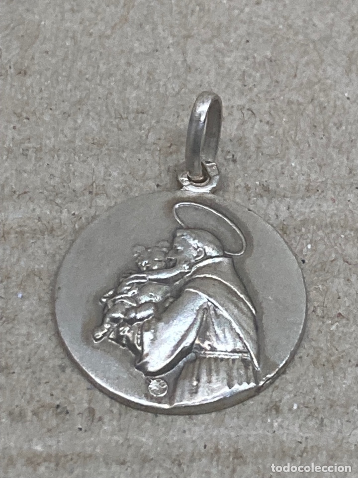 Antig&uuml;edades: Medalla de plata religiosa - Foto 1