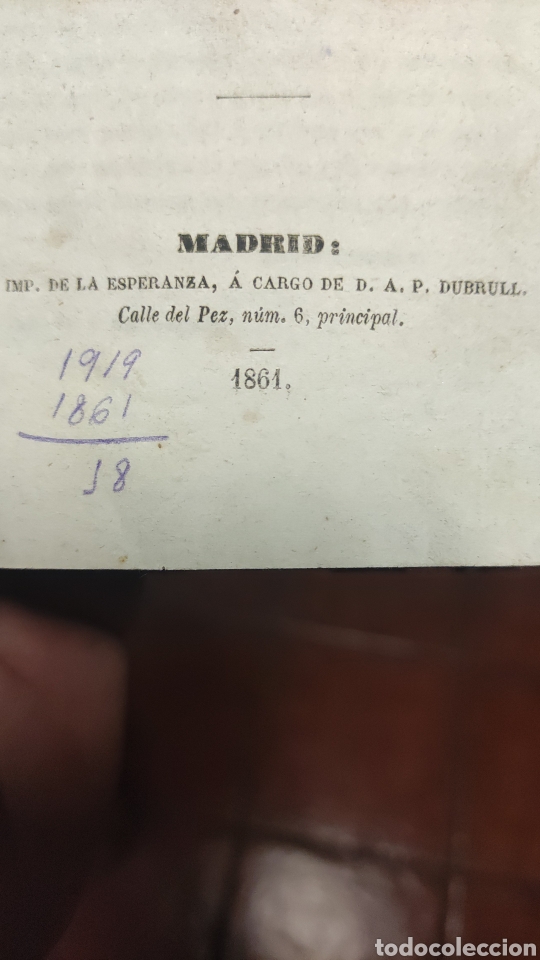 Antig&uuml;edades: 1861. EL DIA SIGUIENTE DE LA VICTORIA - Foto 5