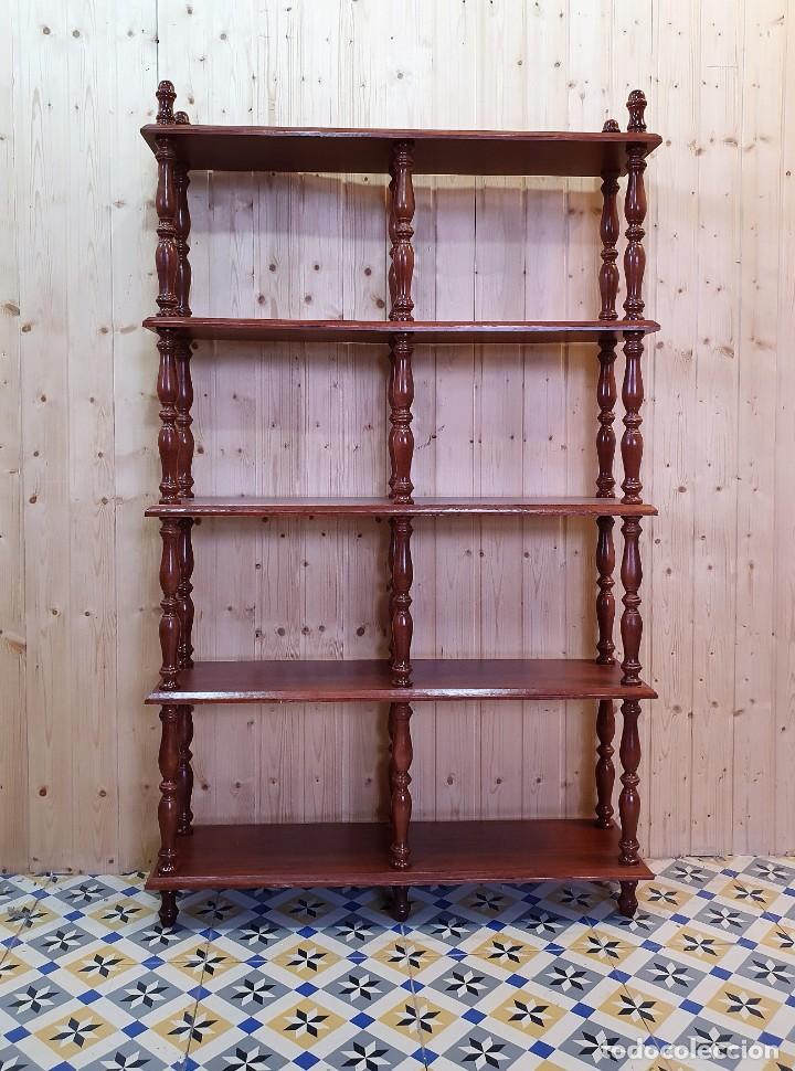 Antig&uuml;edades: ESTANTERIA TORNEADA - Foto 2